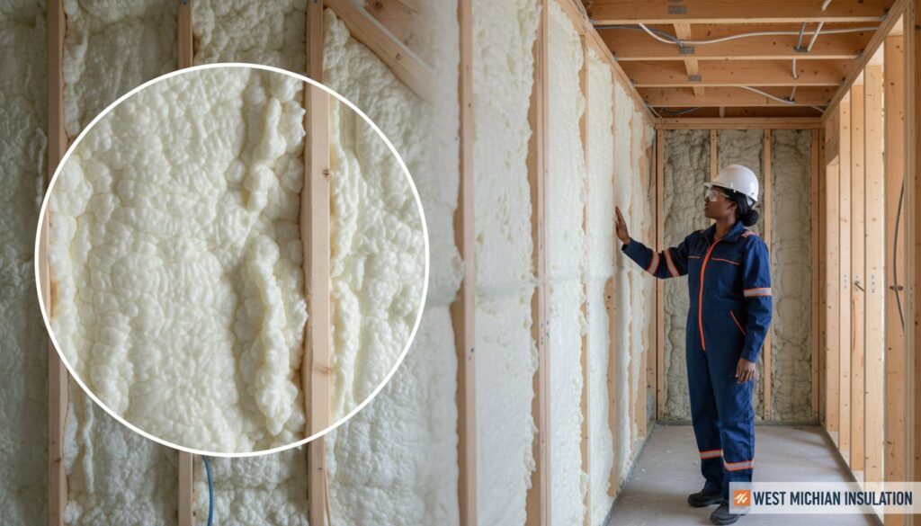 Open vs. Closed Cell Foam: Choosing the Best Insulation for West Michigan Homes