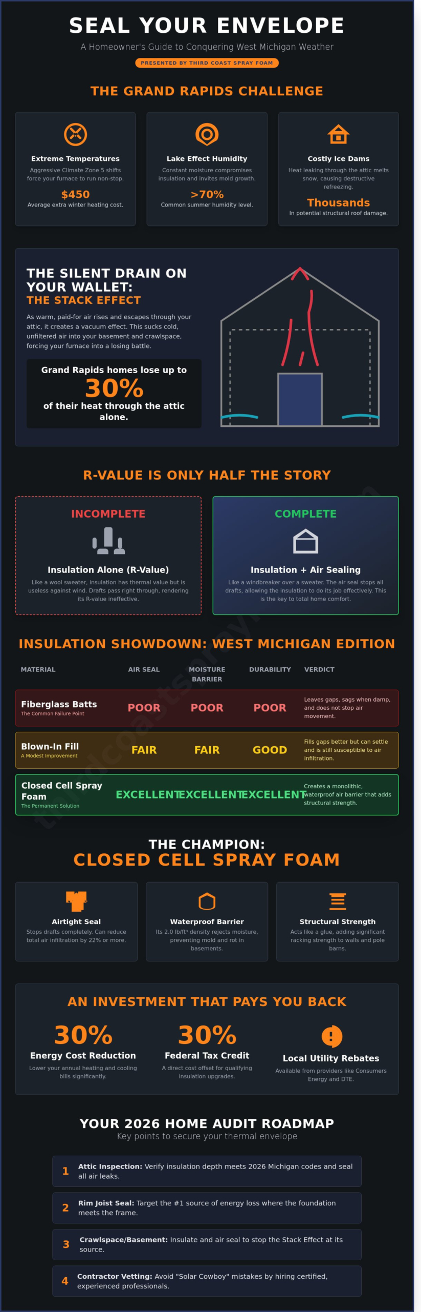 The Ultimate Home Insulation Checklist for Grand Rapids, Michigan Homeowners (2026 Edition)