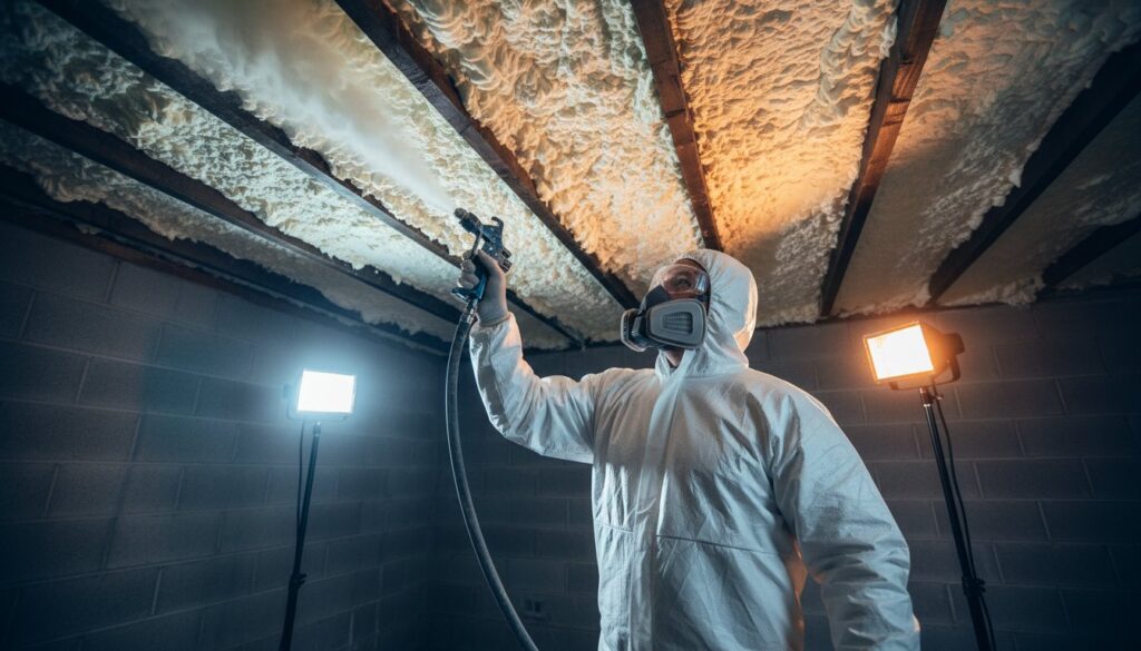 Soundproofing a Basement Ceiling with Spray Foam: A Guide to Noise & Health