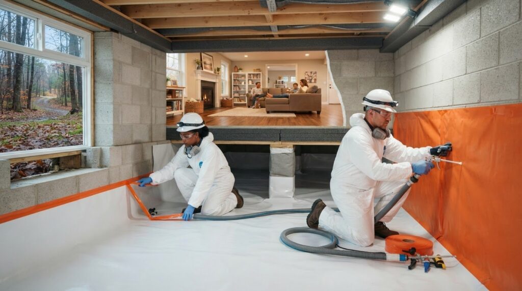 Crawl Space Encapsulation in West Michigan: Health & Moisture Guide