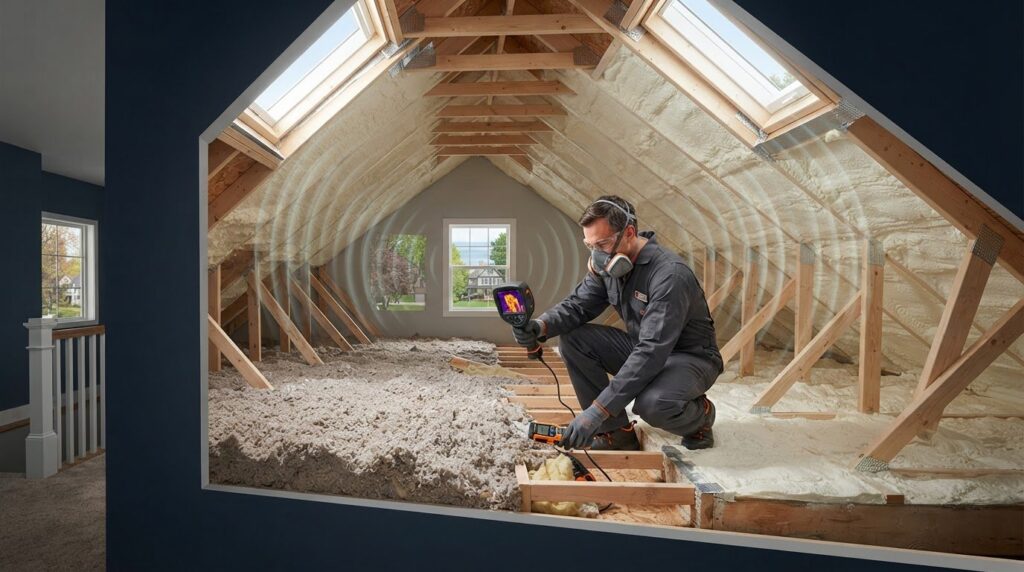 Attic Insulation for Noise Reduction: What Works and What to Expect